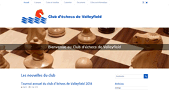 Desktop Screenshot of clubdechecsvalleyfield.com